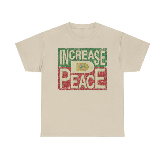 Increase D Peace 1992 Political Logo T-shirt