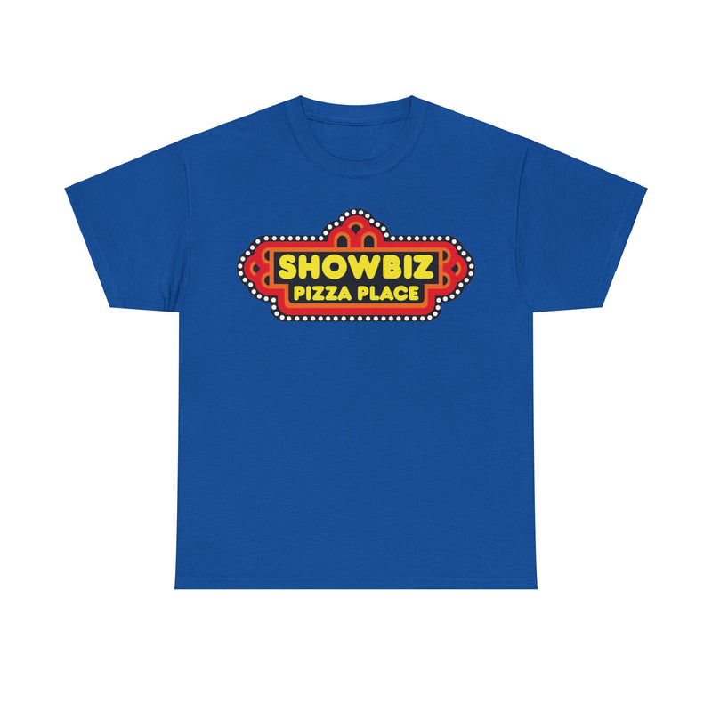 Load image into Gallery viewer, Showbiz Pizza Place Logo Restaurant T-shirt
