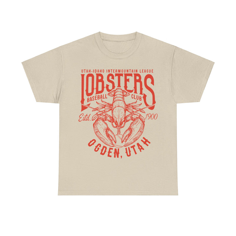 Load image into Gallery viewer, Ogden Lobsters Est 1900 Utah Baseball Team T-shirt
