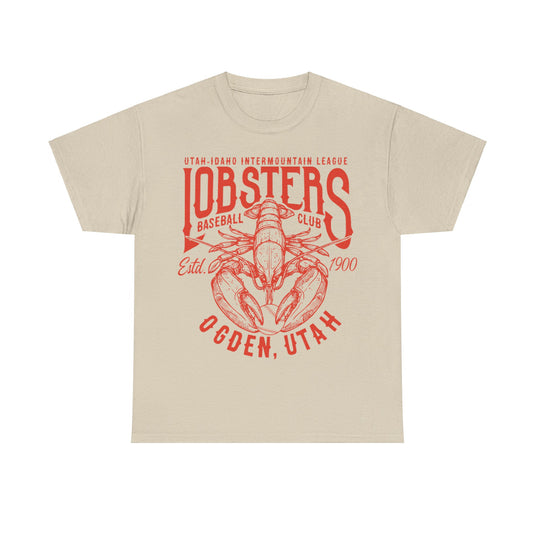 Ogden Lobsters Est 1900 Utah Baseball Team T-shirt