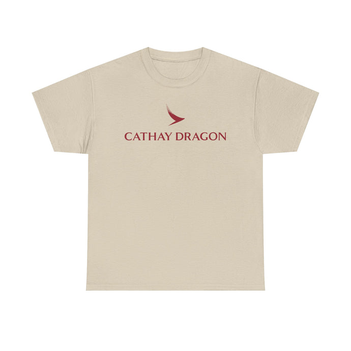 Cathay Dragon Hong Kong Airline Premium Asian Carrier Logo T-shirt