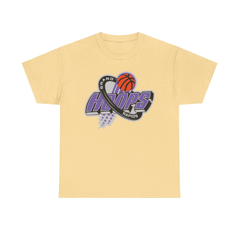 Load image into Gallery viewer, Grand Rapids Hoops Michigan CBA Basketball 1989-2003 T-shirt
