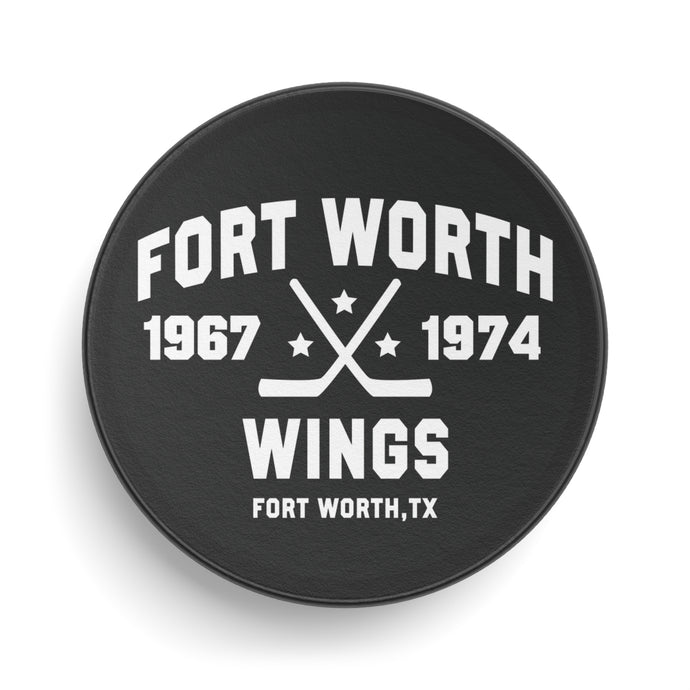 Fort Worth Wings Texas Central League 1967-1974 Hockey Puck