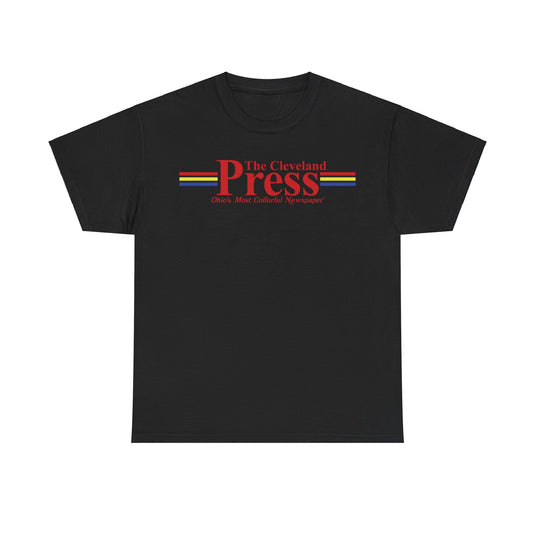 Cleveland Press Newspaper Ohios Most Colorful Retro Nostalgic T-shirt