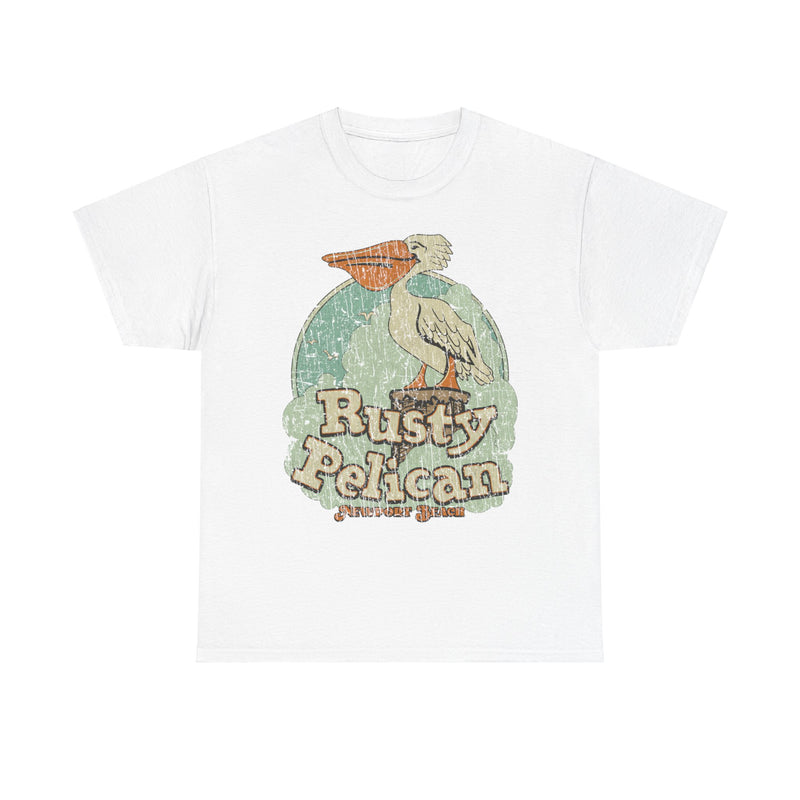 Load image into Gallery viewer, The Rusty Pelican 1972 Newport Beach California Seafood Restaurant Nostalgic T-shirt
