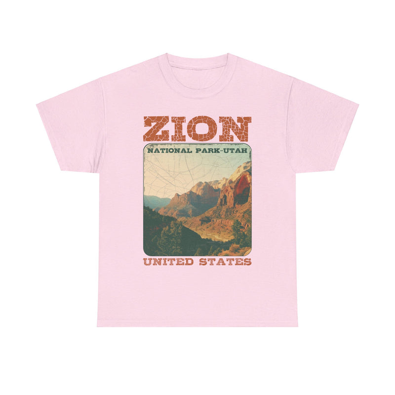 Load image into Gallery viewer, Zion National Park Utah Poster Print T-shirt
