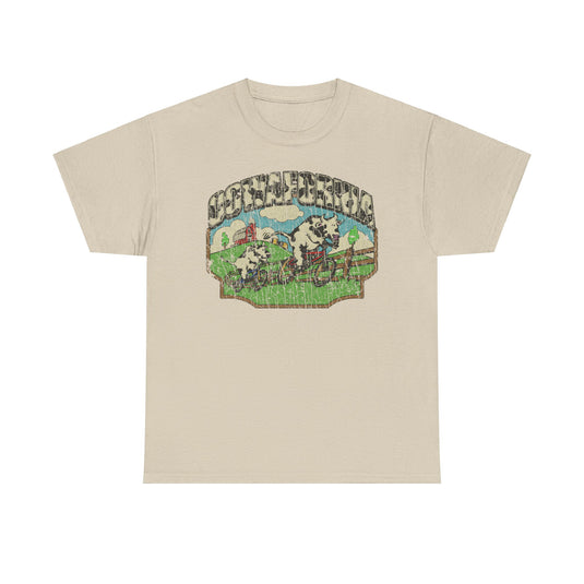 Cowafornia Cows Riding Bicycles California Milk T-shirt