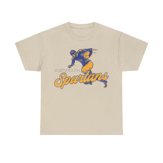 Portsmouth Spartans Retro Nostalgic Football T-shirt