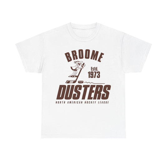 Broome Dusters Hockey Team 1973 Nostalgic Retro T-shirt