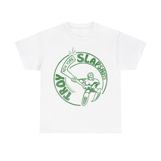 Troy Slapshots New York Hockey Team T-shirt