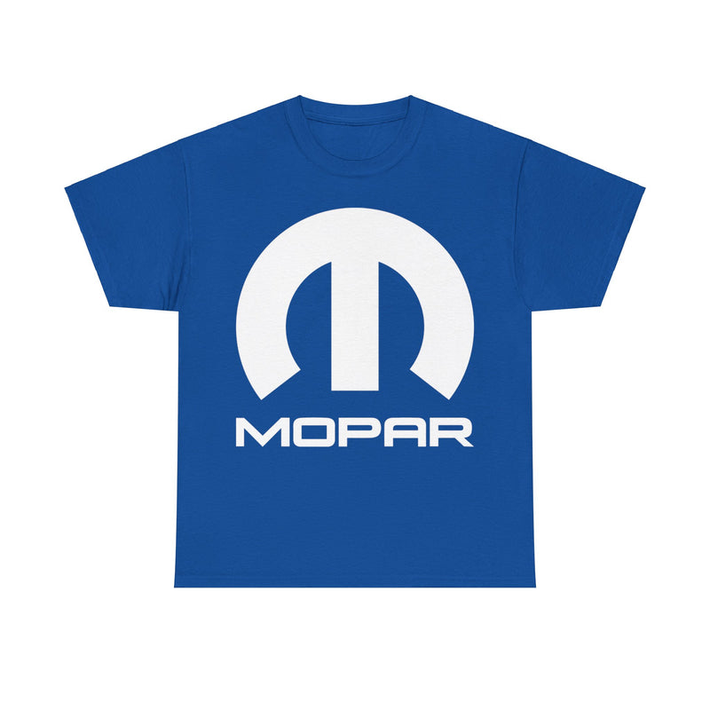 Load image into Gallery viewer, White Mopar Logo Sign Nostalgic Car T-shirt
