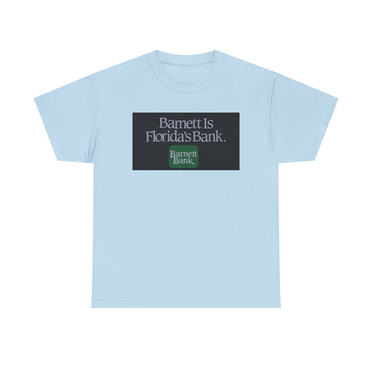 Barnett Bank Florida's Bank T-Shirt - Regional Banking Logo - Florida