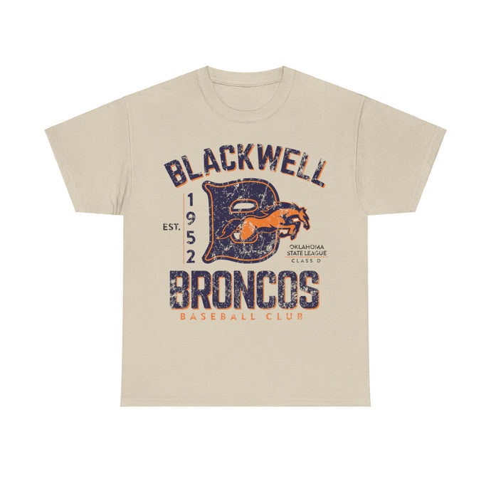 Blackwell Broncos Est 1952 Oklahoma Baseball T-shirt