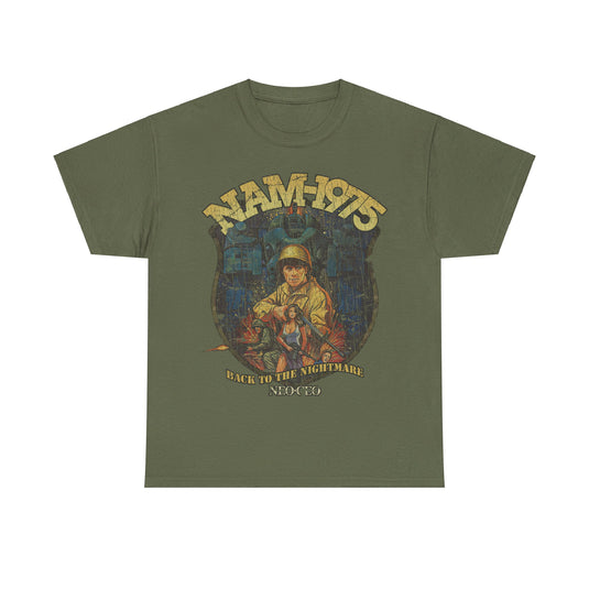 NAM-1975 Back To The Nightmare Video Game T-shirt