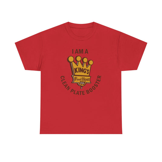 King's Food Host T-Shirt - Restaurant Industry Defunct Logo Tee