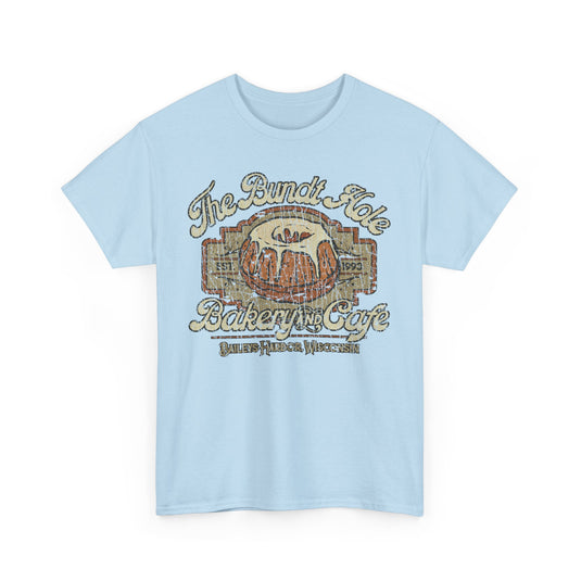 The Bundt Hole Bakery and Cafe 1993 Baileys Harbor Wisconsin Cake Shop T-shirt