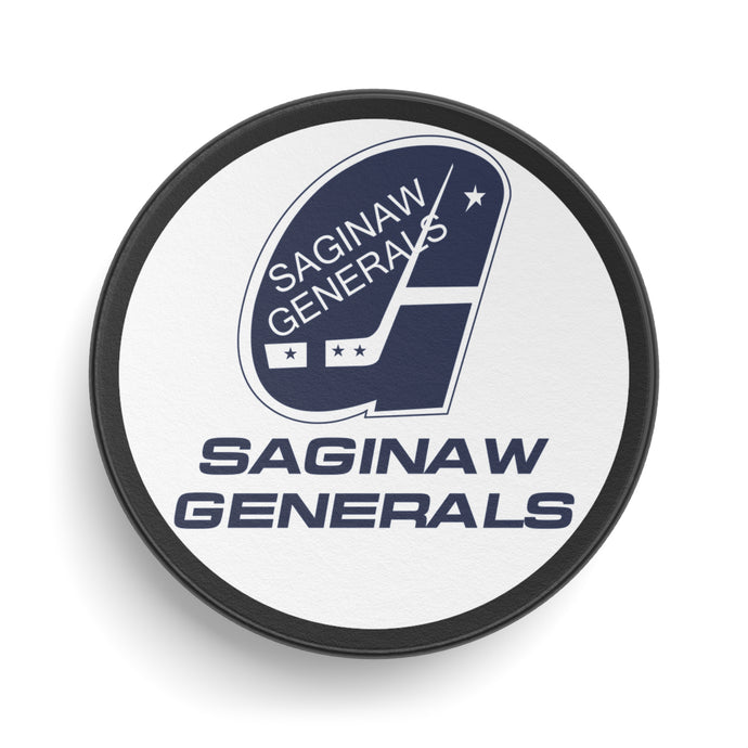 Saginaw Generals 1985 Michigan Hockey Puck