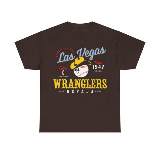 Las Vegas Wranglers Est 1947 Nevada Baseball T-shirt