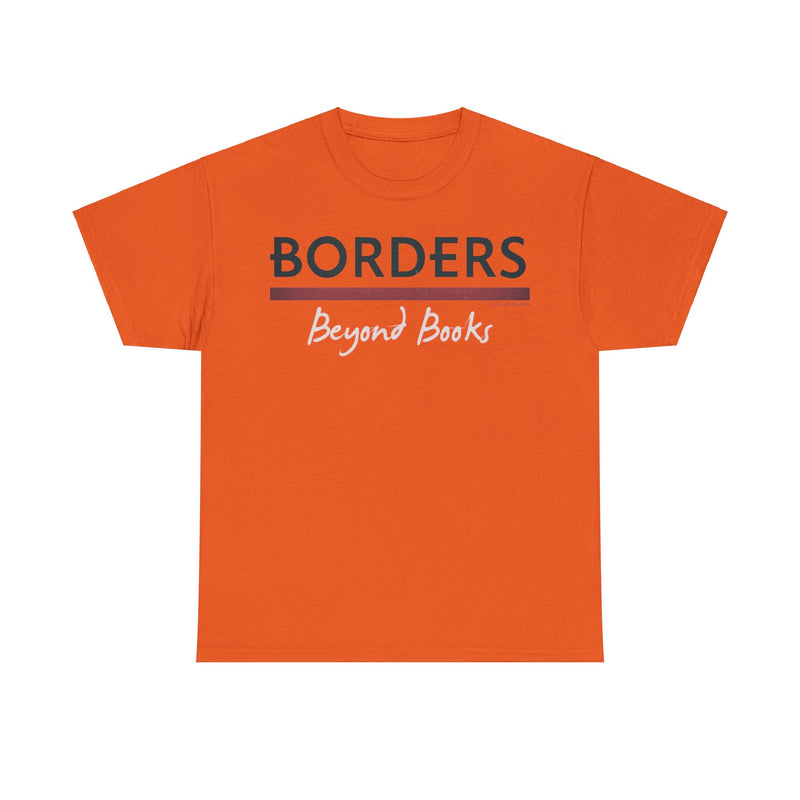 Load image into Gallery viewer, Borders Beyond Books Nostalgic Retro Logo T-shirt
