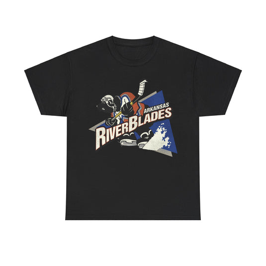 Arkansas Riverblades Logo Hockey Team T-shirt