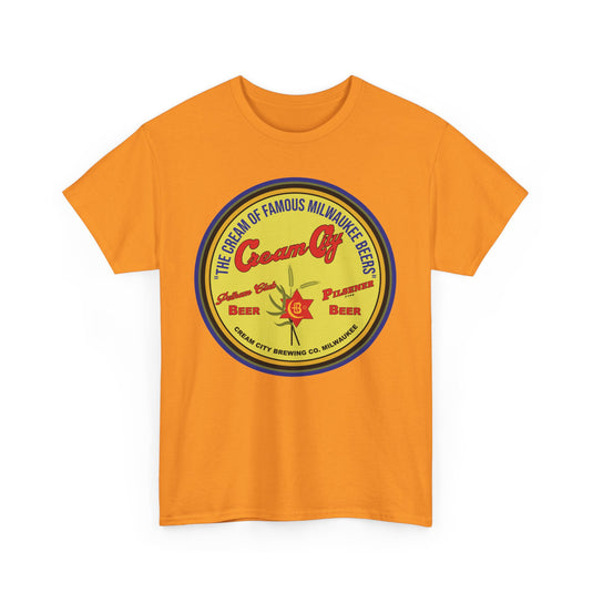Cream City Beer Milwaukee Brewing Co Logo Wisconsin T-Shirt