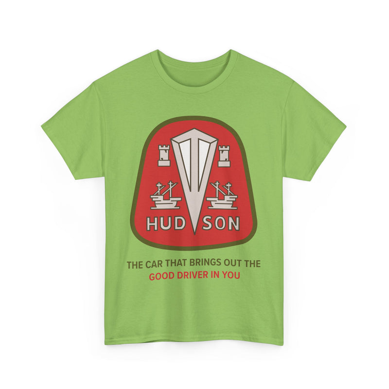 Load image into Gallery viewer, Hudson The Car That Brings Out Good Driver In You T-shirt
