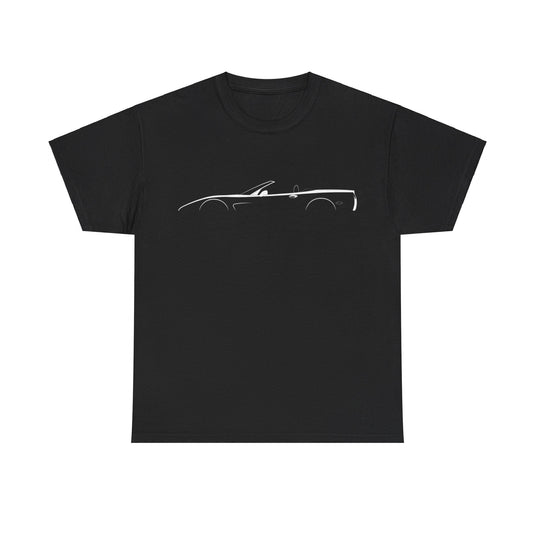 Chevrolet Corvette Convertible C5 Silhouette Car T-shirt