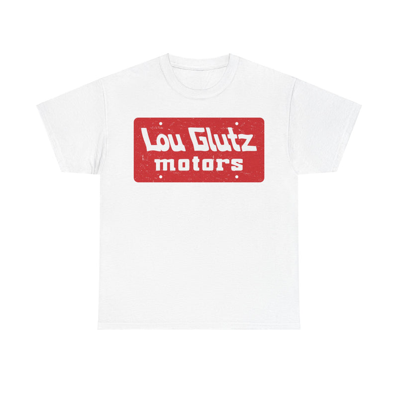 Load image into Gallery viewer, Lou Glutz Motors Car Dealership Nostalgic T-shirt
