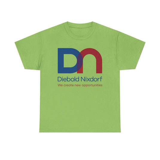 Diebold Nixdorf T-Shirt - Bankrupt ATM Company Logo Tee - Financial Tech