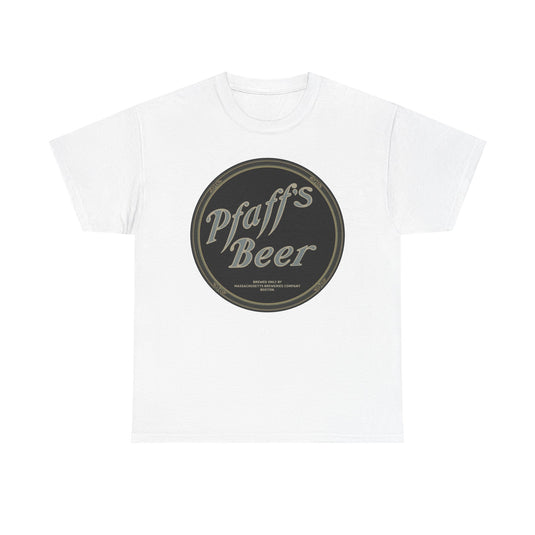 Pfaff's Beer Boston Massachusetts Brewery Company Logo T-Shirt