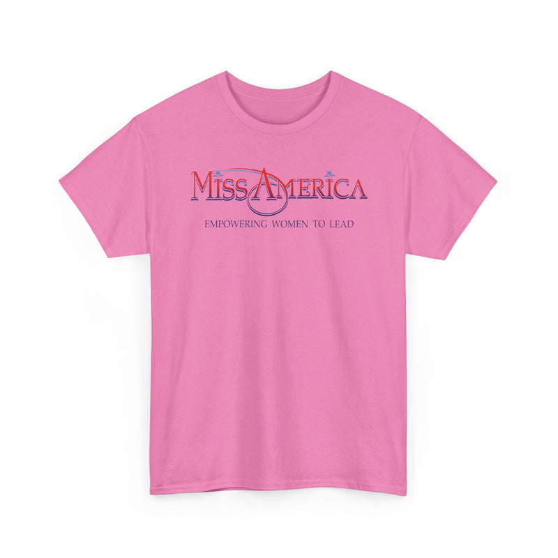 Load image into Gallery viewer, Miss America Empowering Women To Lead T-Shirt Pageant Logo Tee

