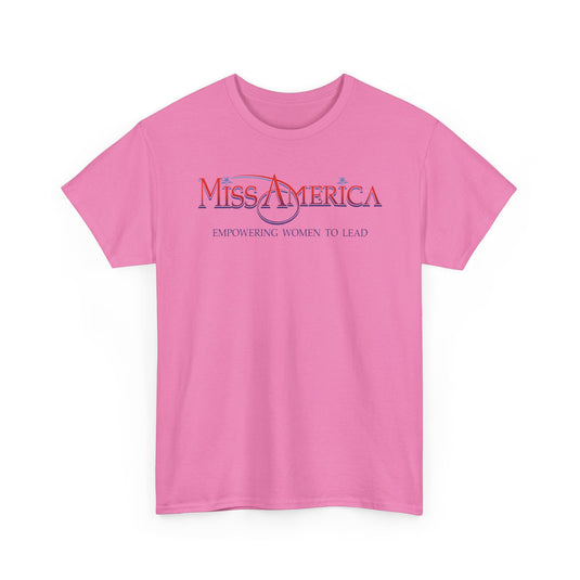 Miss America Empowering Women To Lead T-Shirt Pageant Logo Tee