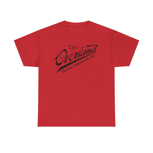Overland The Car That Stands Up Classic Script Logo T-shirt