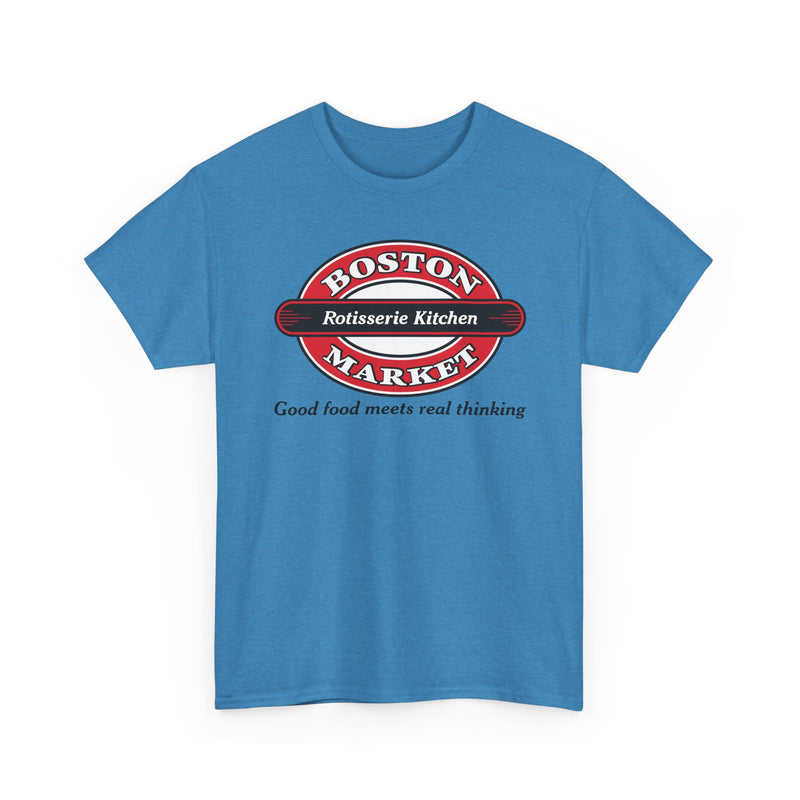 Load image into Gallery viewer, Boston Market T-Shirt Defunct Rotisserie Kitchen Good Food Meets Real Thinking
