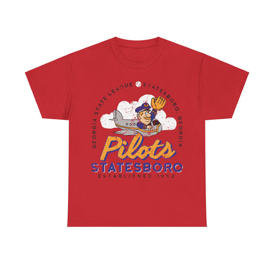 Statesboro Pilots Est 1952 Georgia Baseball T-shirt