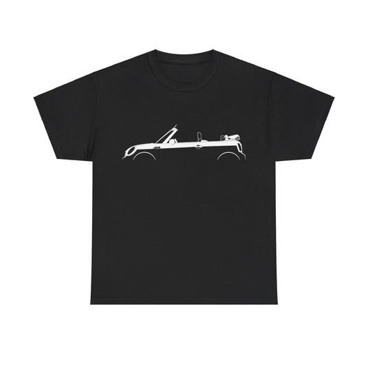 Mini Cooper Cabrio R57 Silhouette Car T-shirt