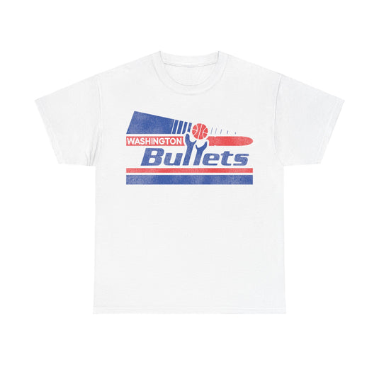 Washington Bullets Basketball Pennant Nostalgic Retro T-shirt