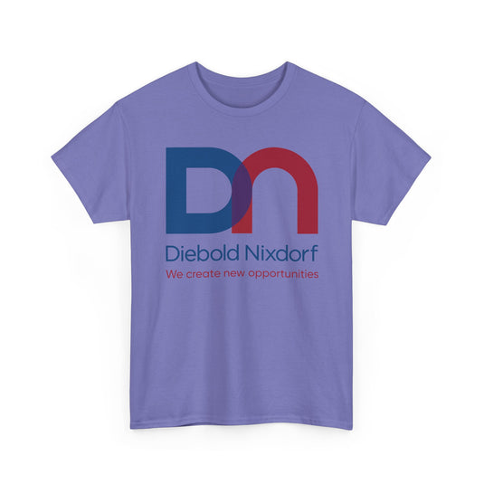 Diebold Nixdorf T-Shirt - Bankrupt ATM Company Logo Tee - Financial Tech