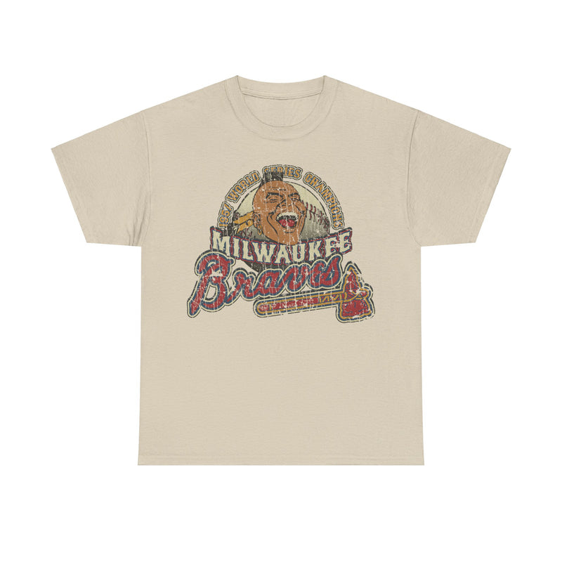 Load image into Gallery viewer, Milwaukee Braves World Champions Baseball Team T-shirt
