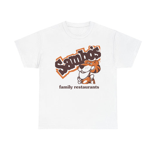 Sambo's T-Shirt - Family Restaurant Industry Bankrupt Logo Tee