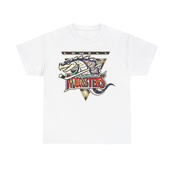 Lowell Lock Monsters Massachusetts Hockey Team T-shirt