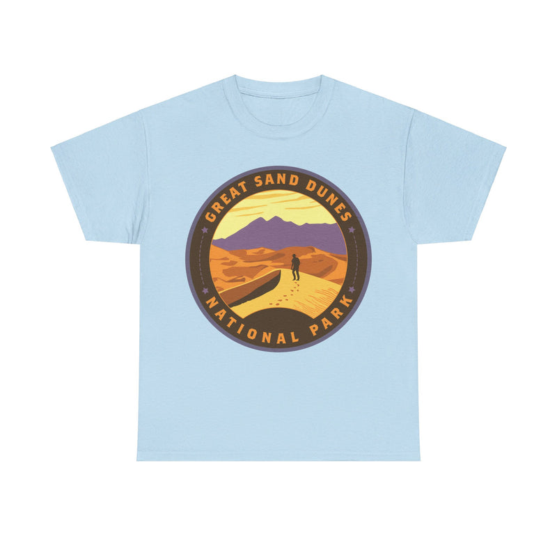 Load image into Gallery viewer, Great Sand Dunes National Park Colorado Round Logo T-shirt
