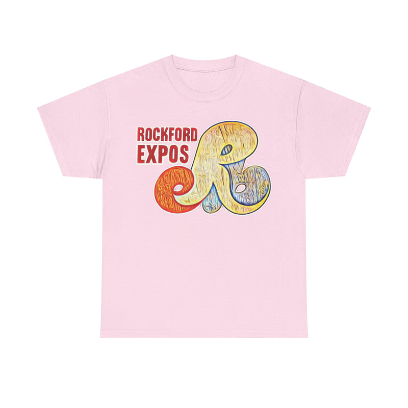 Load image into Gallery viewer, Rockford Expos Logo Illinois Baseball T-shirt
