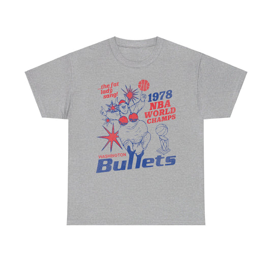 Washington Bullets 1978 World Champs Basketball T-shirt