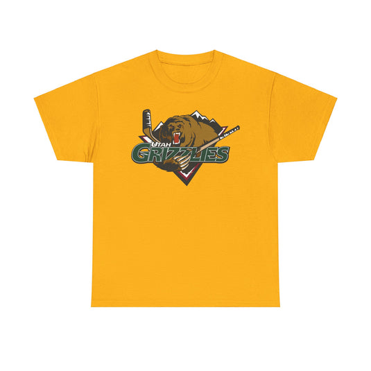 Utah Grizzlies Logo Hockey Team T-shirt