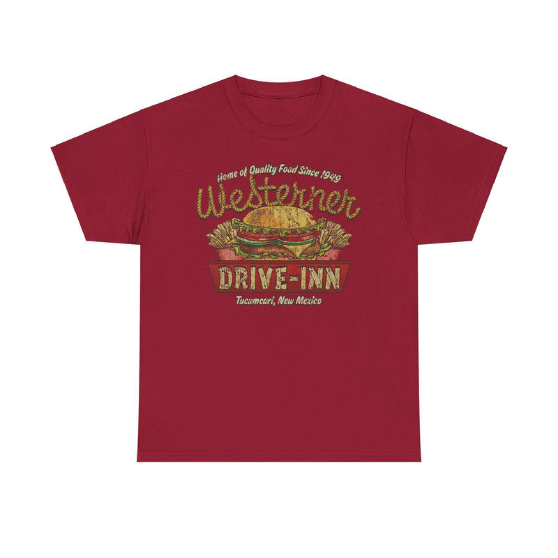 Load image into Gallery viewer, Westerner Drive-Inn 1949 Tucumcari New Mexico Diner Fast Food Restaurant T-shirt
