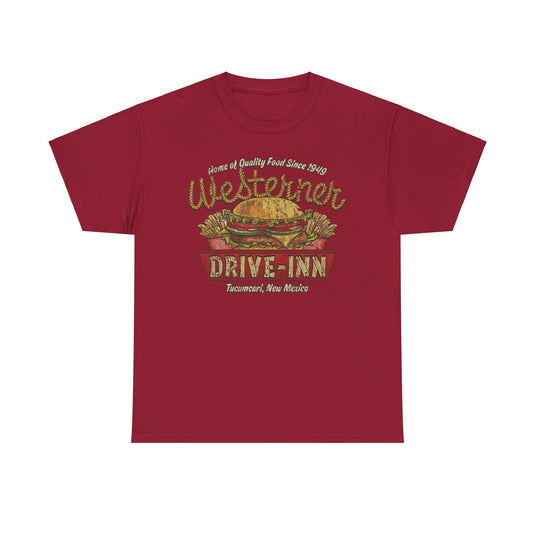 Westerner Drive-Inn 1949 Tucumcari New Mexico Diner Fast Food Restaurant T-shirt