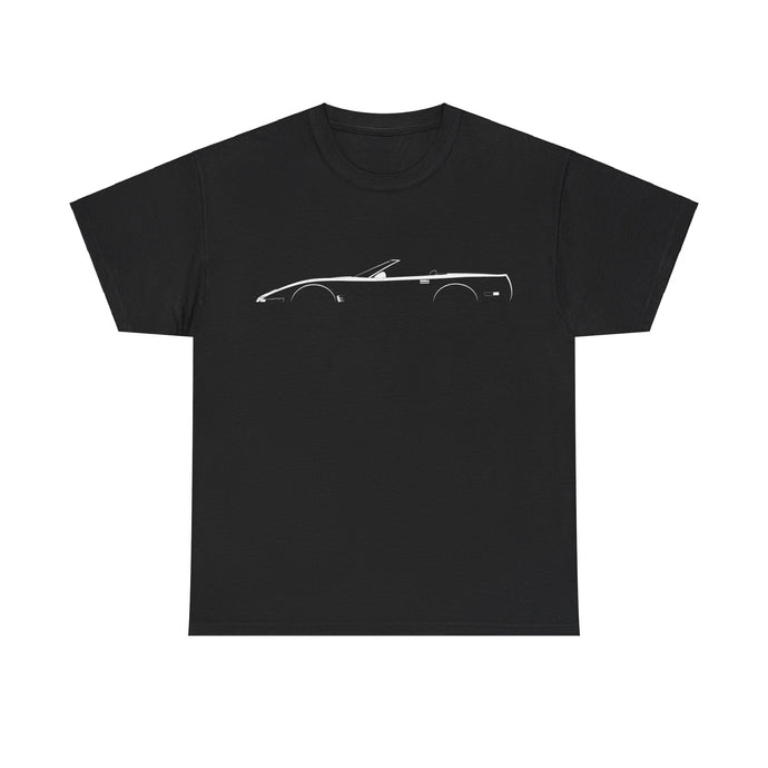 Chevrolet Corvette Convertible C4 1991 Silhouette Car T-shirt