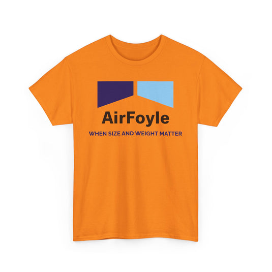 Air Foyle When Size and Weight Matter Vintage Airline Logo Aviation T-shirt