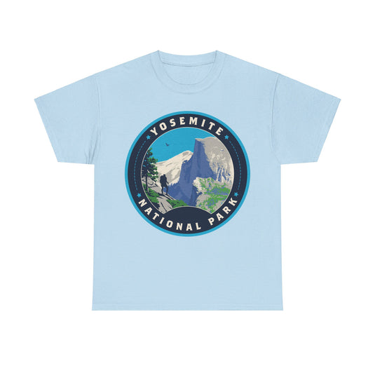 Yosemite National Park California Round Logo T-shirt